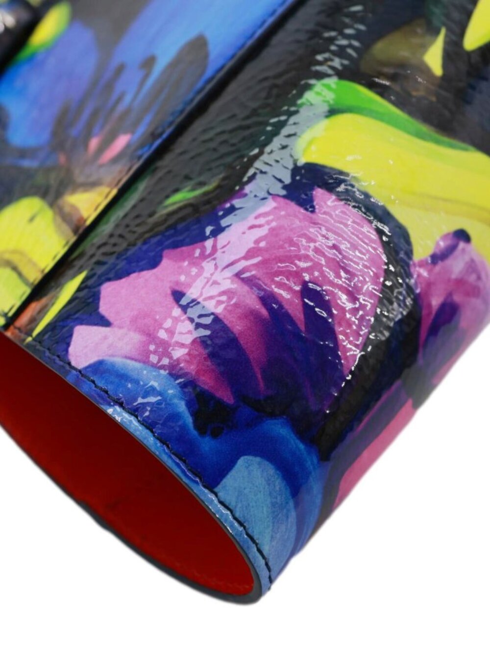 Christian Louboutin  Cabata Floral Leather Tote Bag Multicolor - Picture 9 of 15